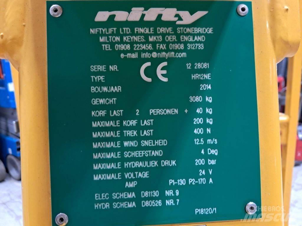 Niftylift HR12NE Zglobne podizne platforme