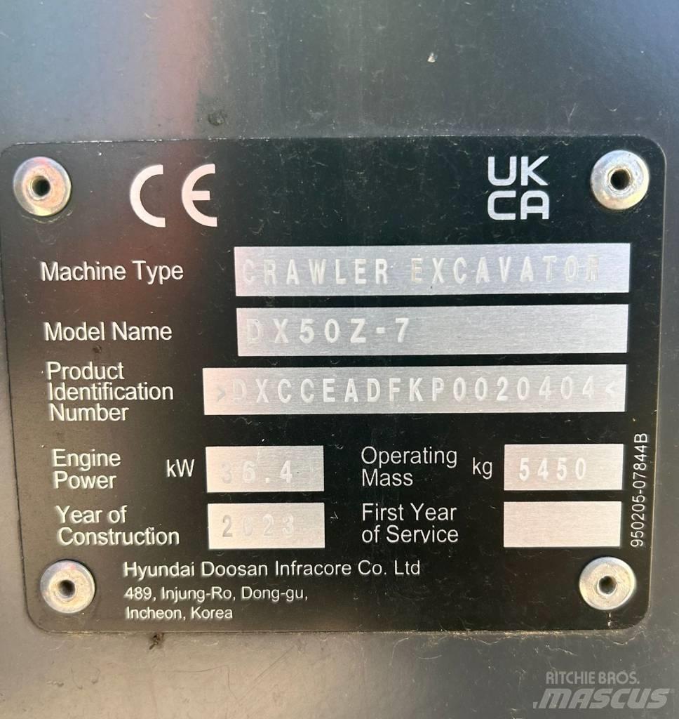Doosan DX 50 Z-7 Rukovanje materijalom – ostalo