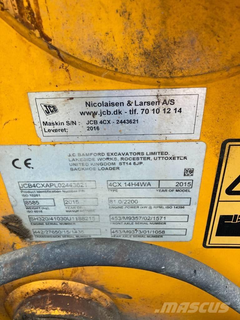 JCB 4 CX Utovarni rovokopači