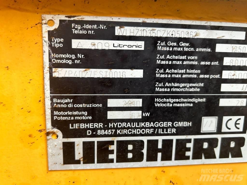 Liebherr A 309 Bageri na kotačima