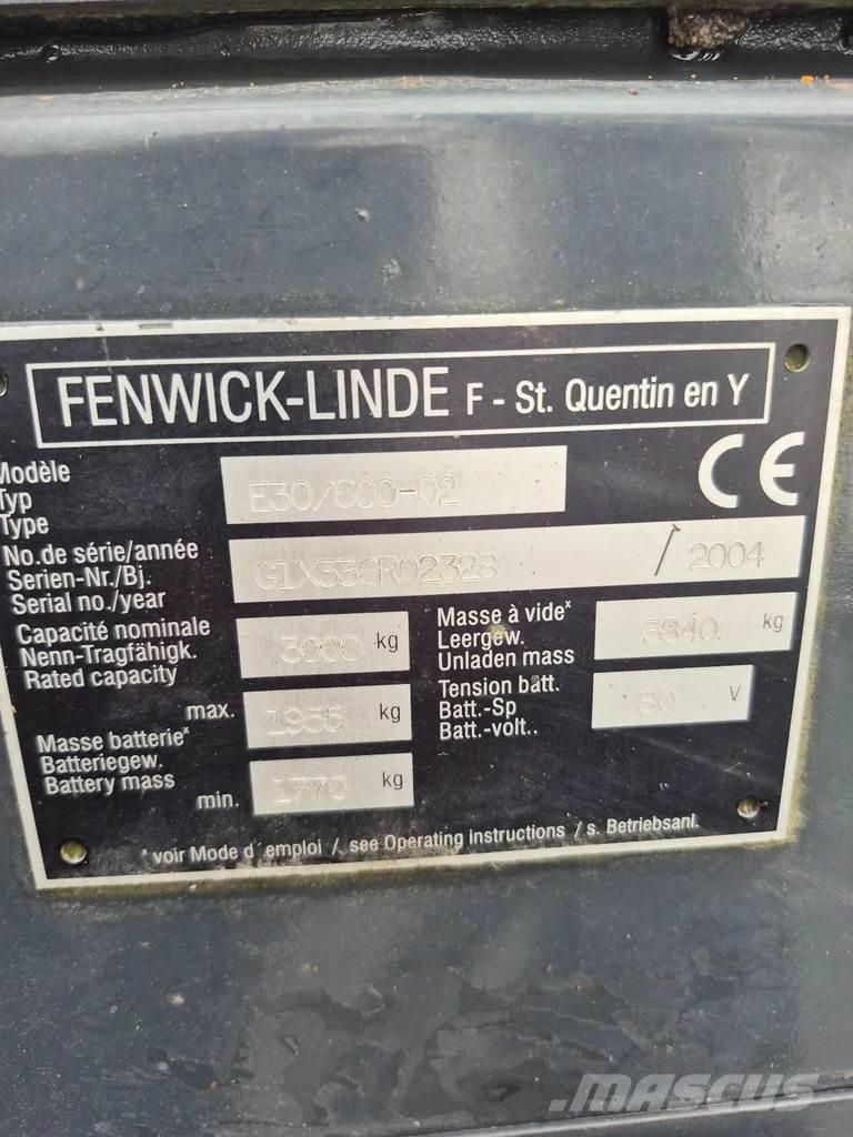 Linde e30/600-02 Električni viličari