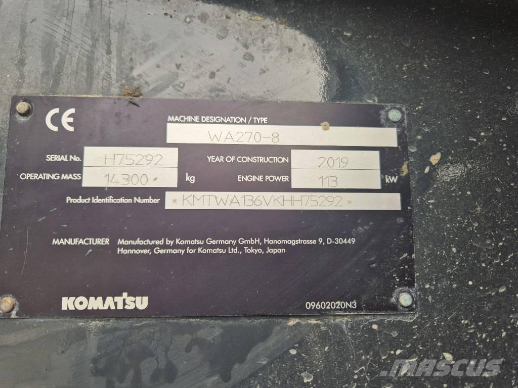Komatsu WA 270-8 Utovarivači na kotačima