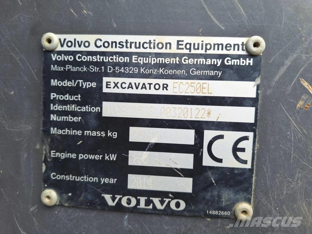 Volvo EC 250 EL Bageri gusjeničari
