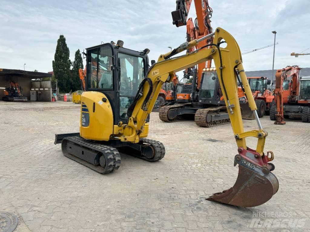 Komatsu PC26MR-3 Mini bageri <7t