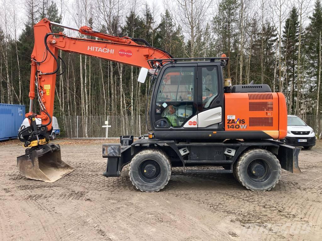 Hitachi ZX 140 W-5B Bageri na kotačima