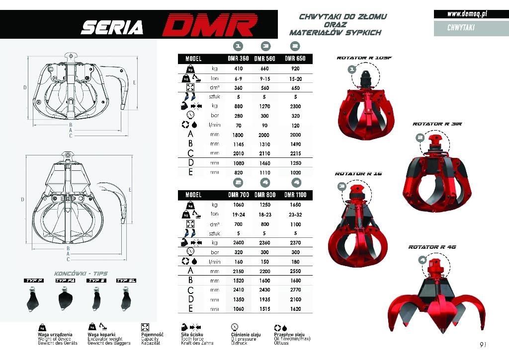  DEMOQ DMR700 Grabilice