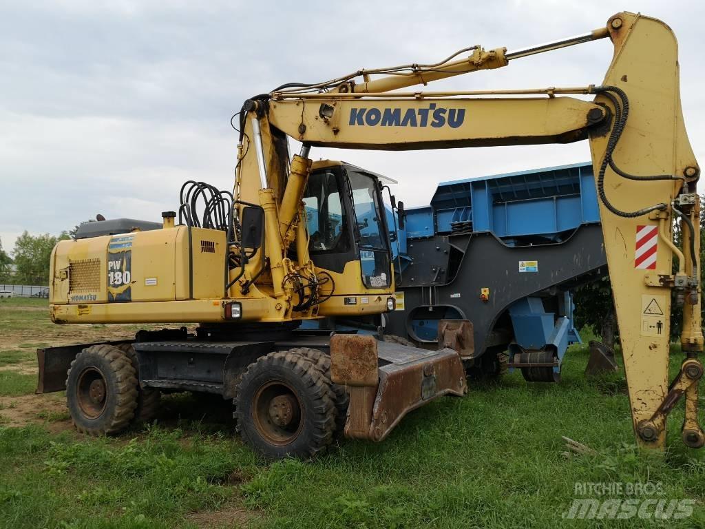 Komatsu PW 180 Bageri na kotačima