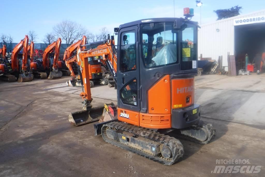 Hitachi ZX 26 U-6 Mini bageri <7t