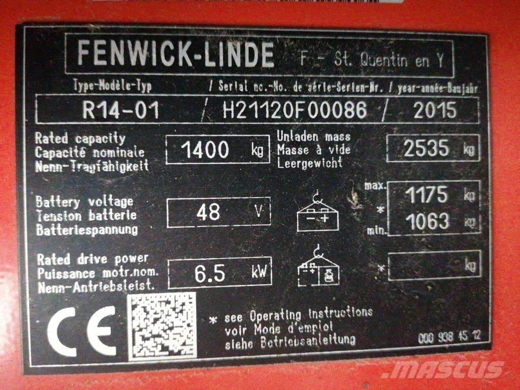 Linde R14-01 Viličari sa pomičnim stupom