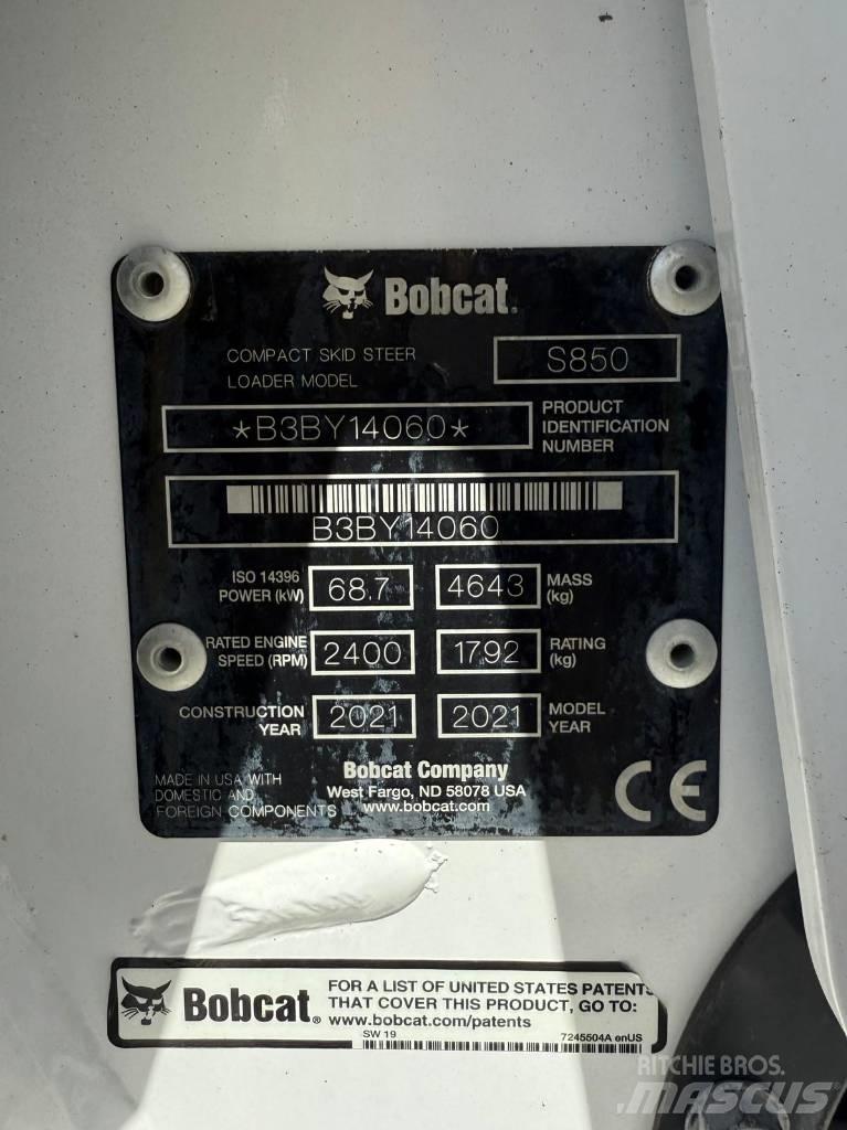 Bobcat S 850 Skid steer mini utovarivači