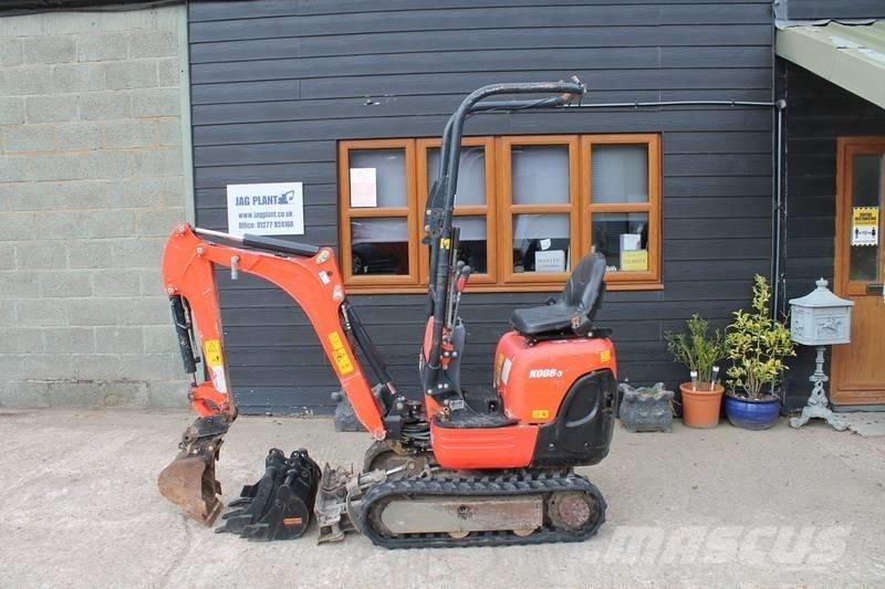 Kubota K 008-3 Mini bageri <7t