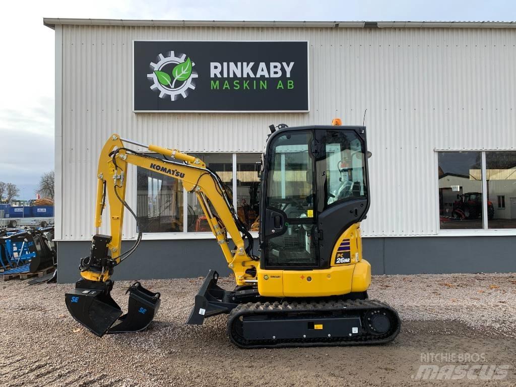 Komatsu PC26 MR-5 Mini bageri <7t