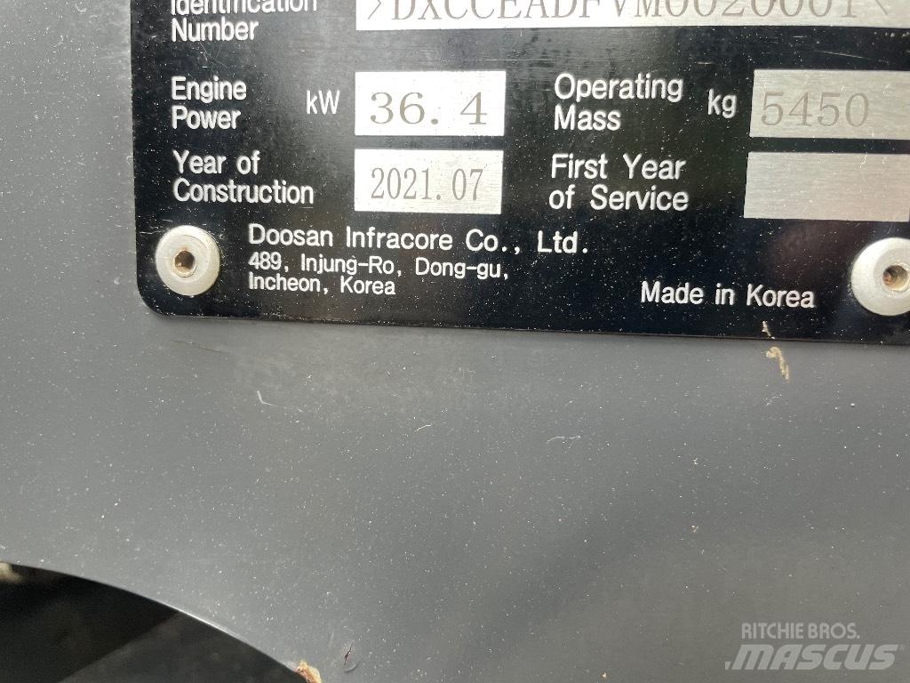 Doosan DX 50 Z Mini bageri <7t