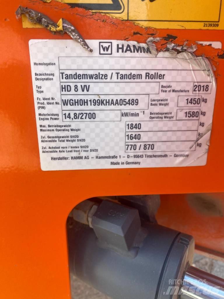 Hamm HD8VV Valjci sa dvojnim bubnjem