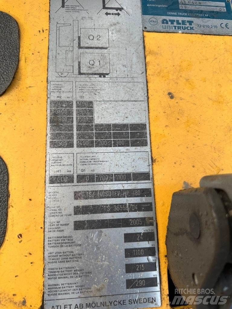 Atlet TS140 Ručni električni viličar