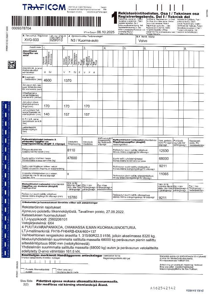 Volvo FH 16 Kamioni za drva