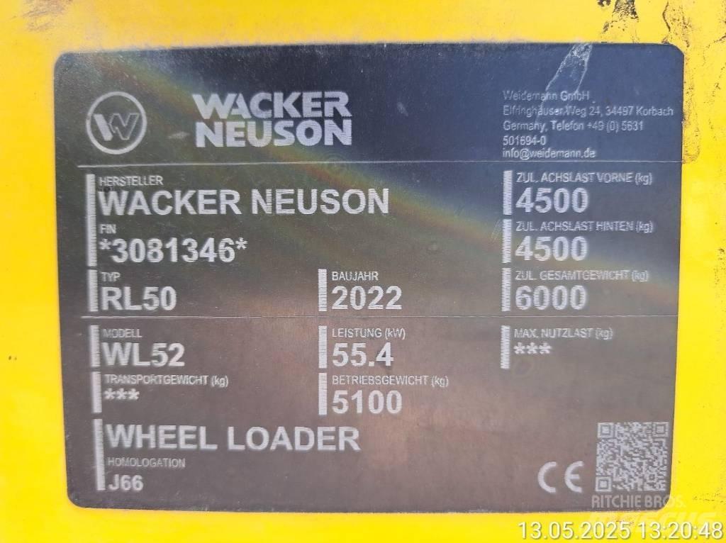 Wacker Neuson WL52 Utovarivači na kotačima