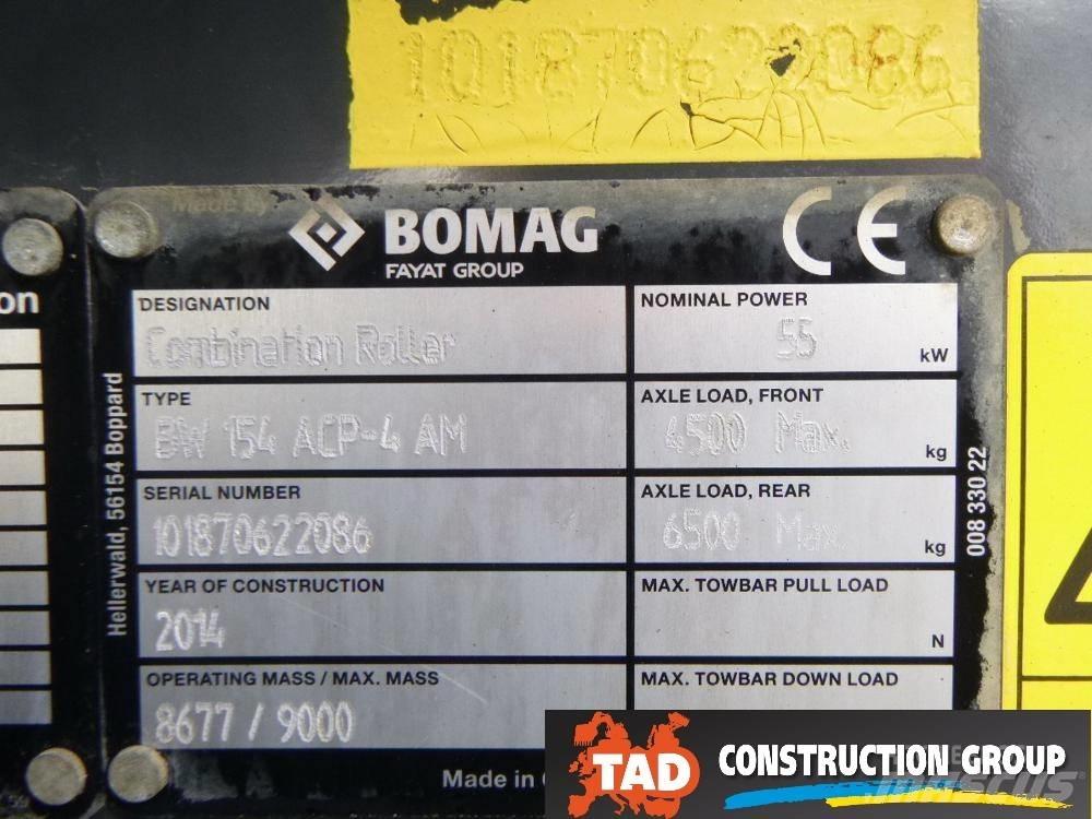 Bomag BW 154 AC Valjci sa dvojnim bubnjem