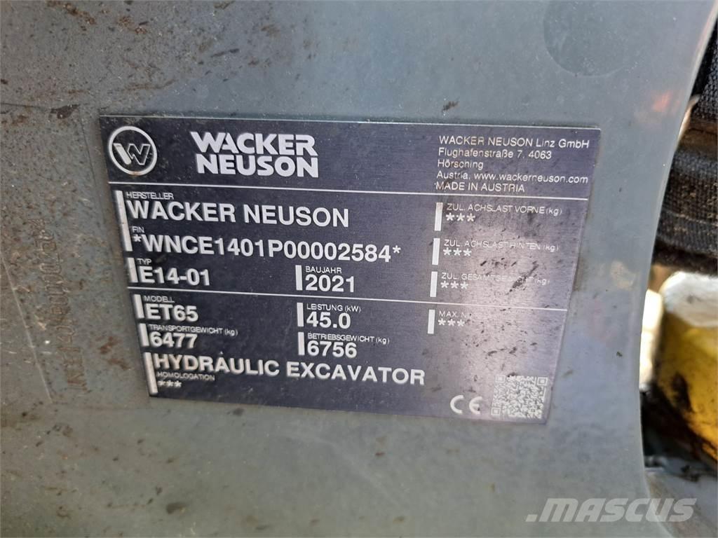 Wacker Neuson ET65 Bageri gusjeničari