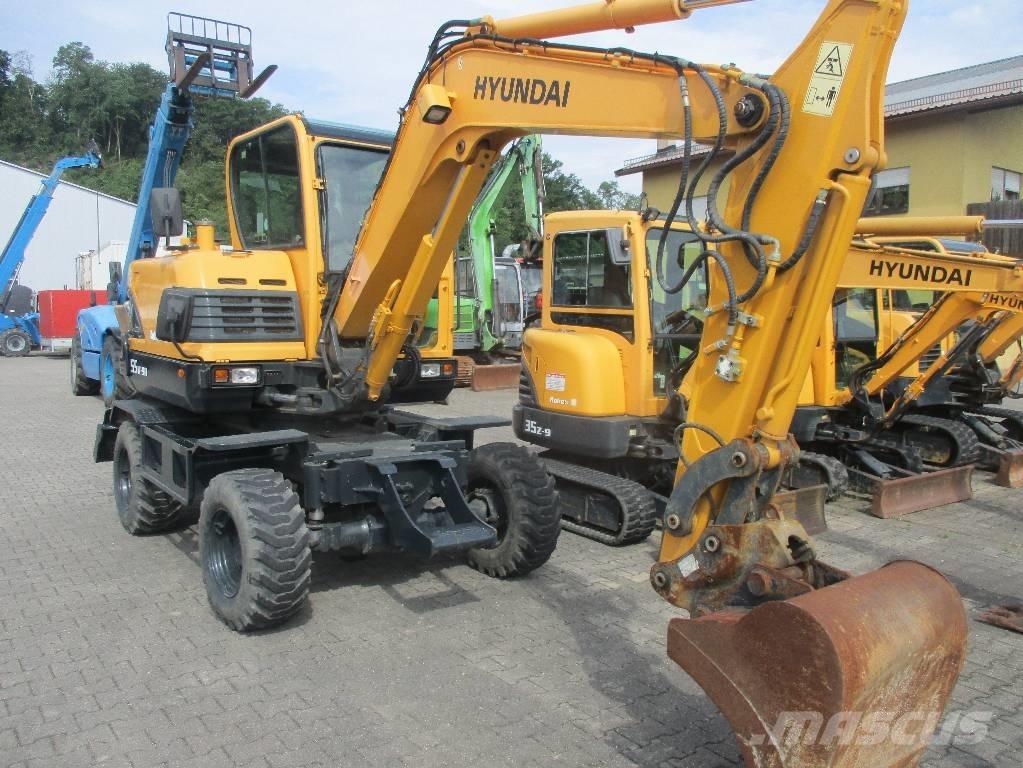 Hyundai Robex 55W-9 Bageri na kotačima