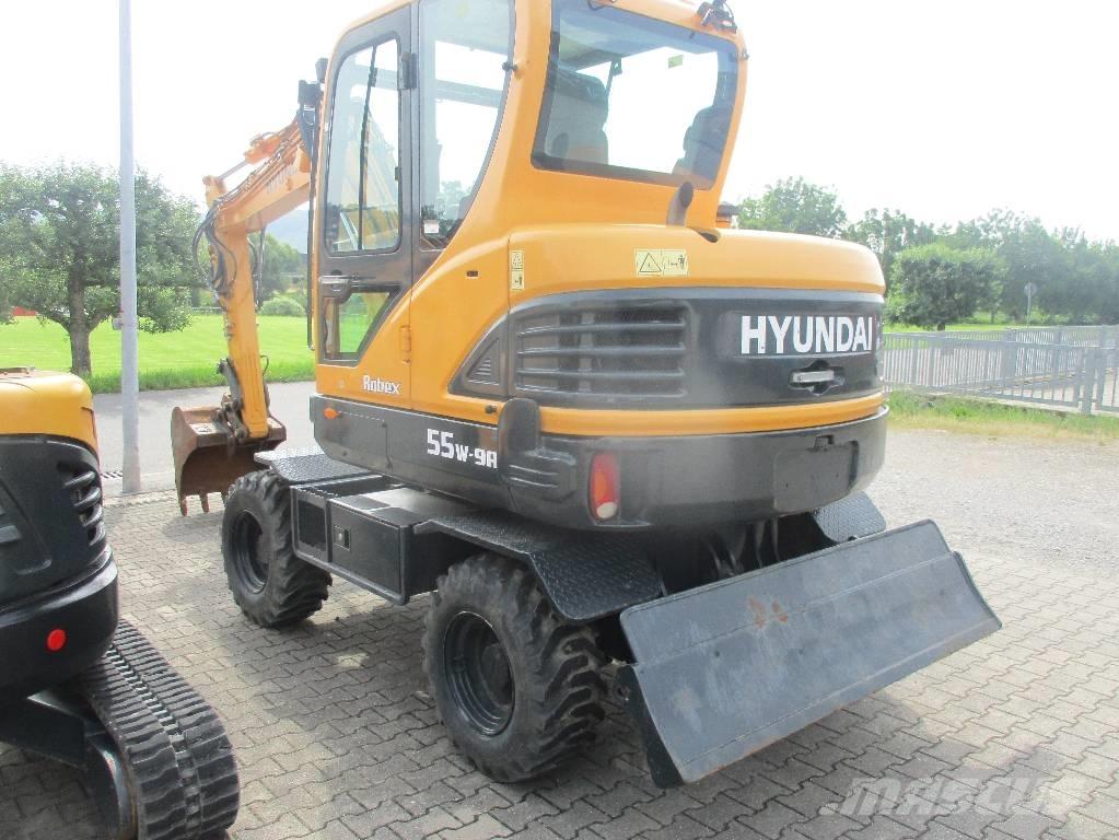 Hyundai Robex 55W-9 Bageri na kotačima