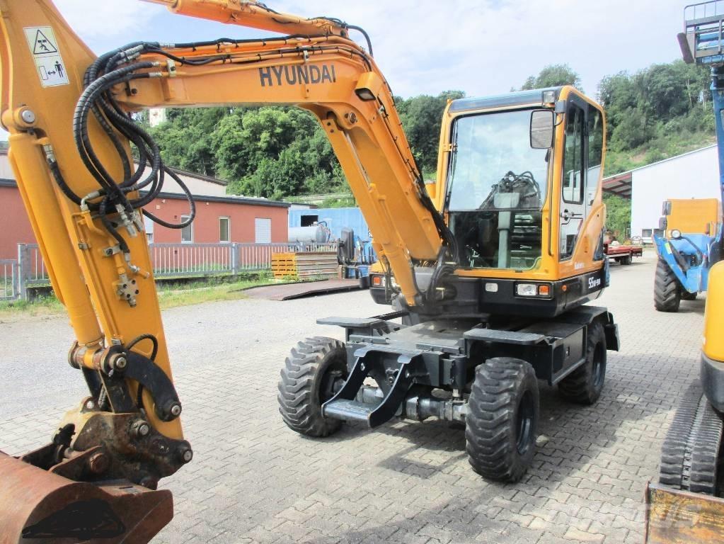 Hyundai Robex 55W-9 Bageri na kotačima