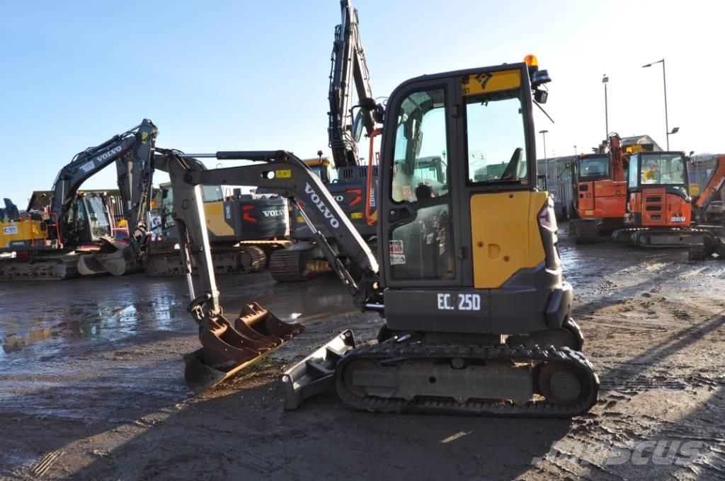 Volvo ECR 25 D Mini bageri <7t