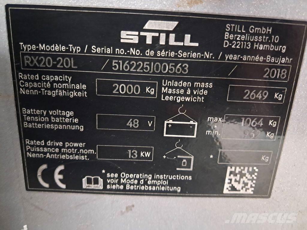 Still RX20-20L Električni viličari