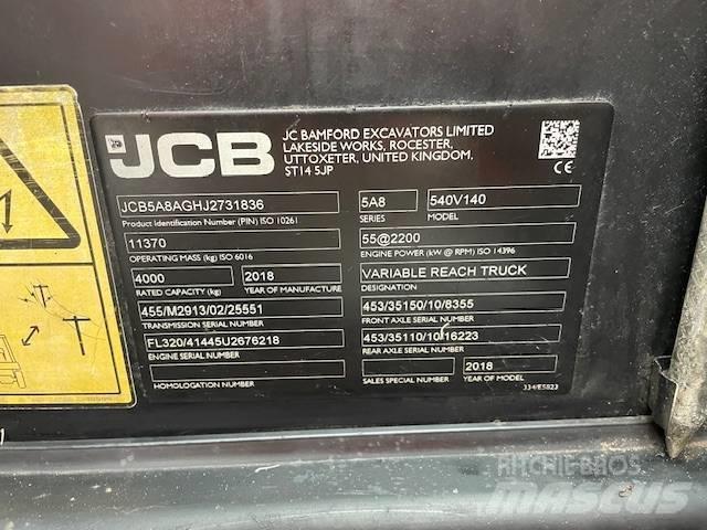 JCB 540-140 Teleskopski viličari