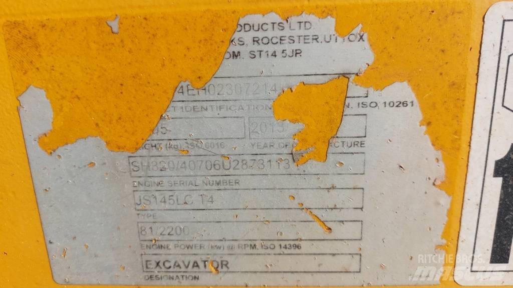 JCB JS 145 LC Bageri gusjeničari