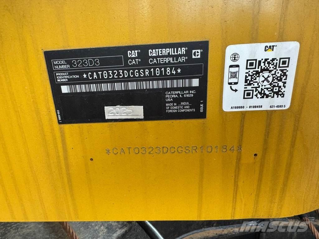 CAT 323D3 Bageri gusjeničari