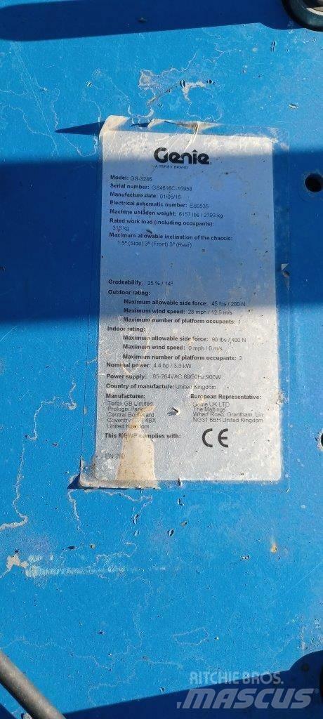 GENIE GS3246 Škaraste platforme