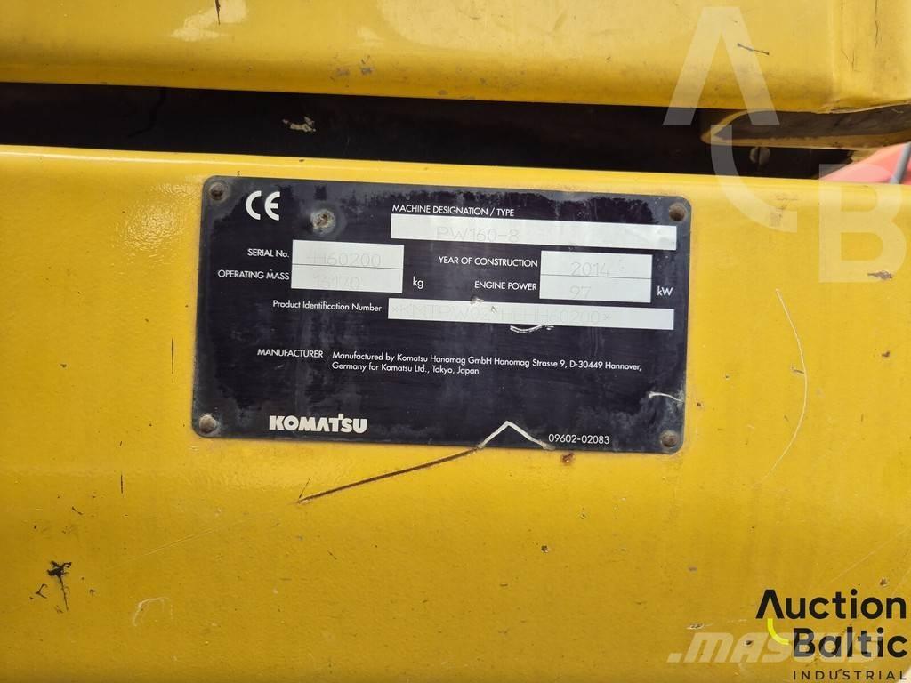 Komatsu PW160 Bageri na kotačima