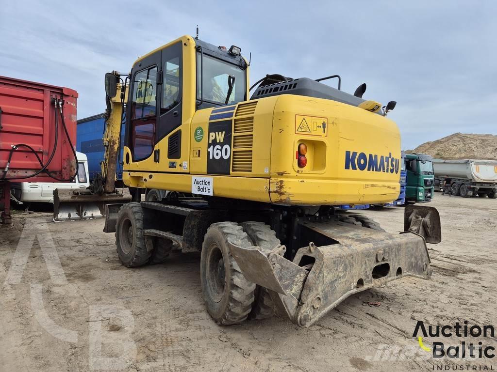 Komatsu PW160 Bageri na kotačima