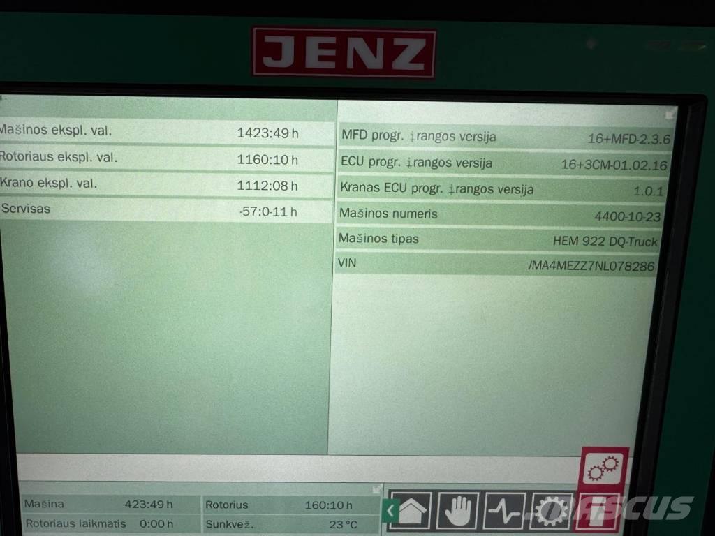 JENZ HEM 922 Drobilice za drvo / čiperi