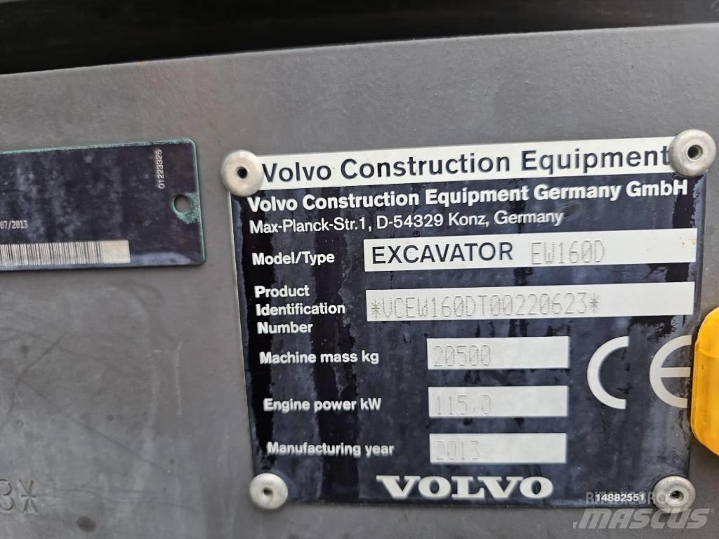 Volvo EW 160 D Bageri na kotačima
