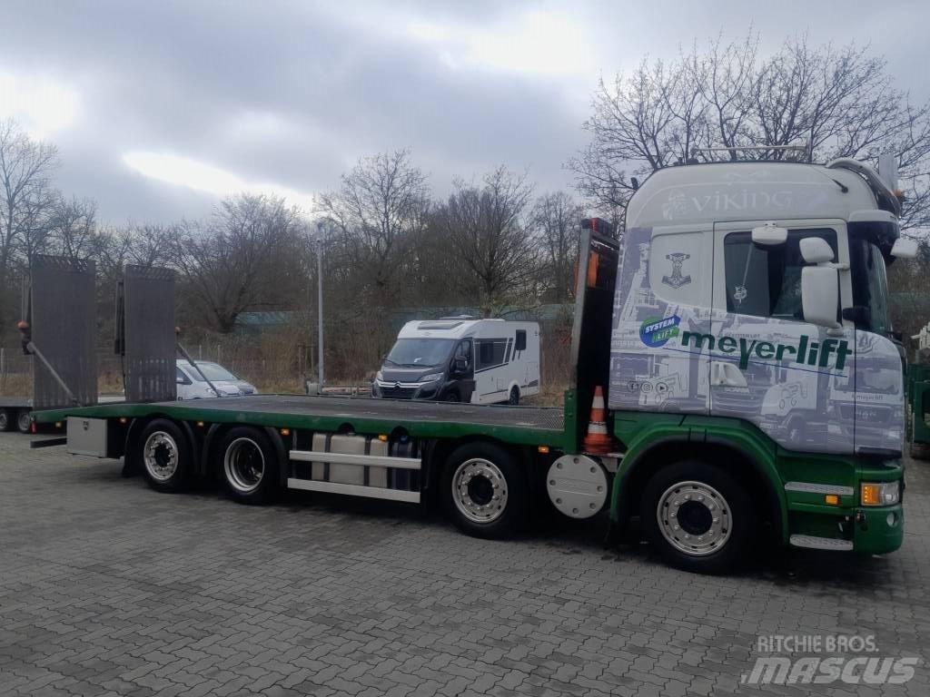 Scania G 440 Kamioni s ravnim pločom / vitlom