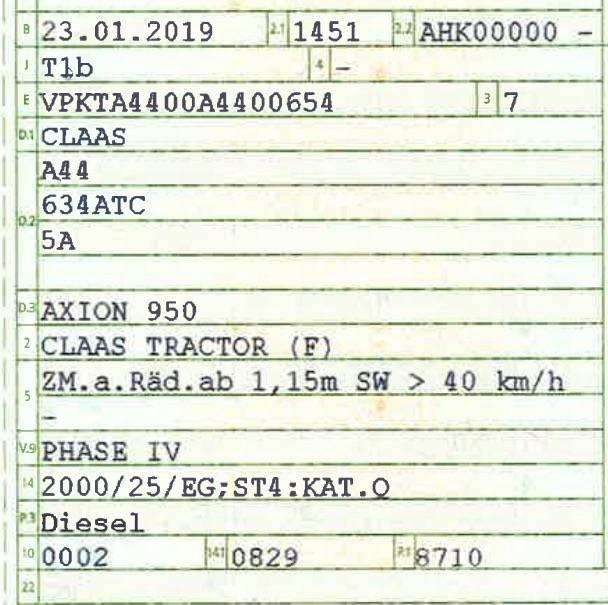 CLAAS Axion 950 Traktori
