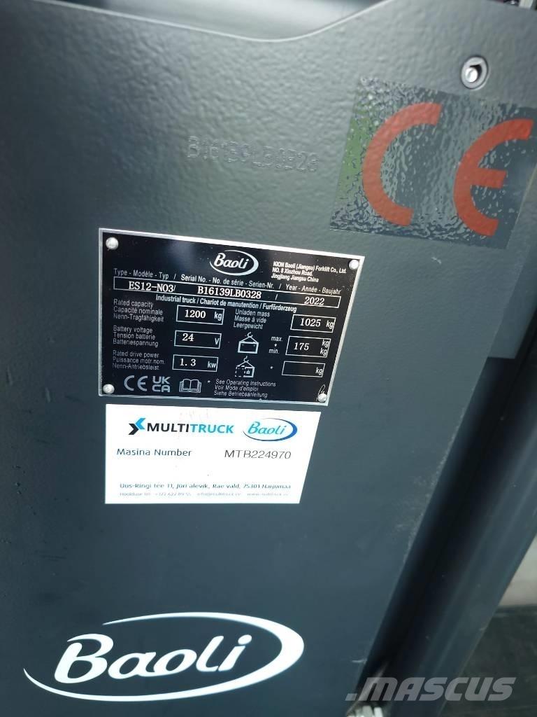 Baoli ES12-N03 Ručni električni viličar