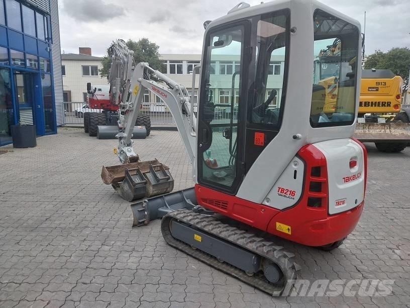 Takeuchi TB 216 A Mini bageri <7t