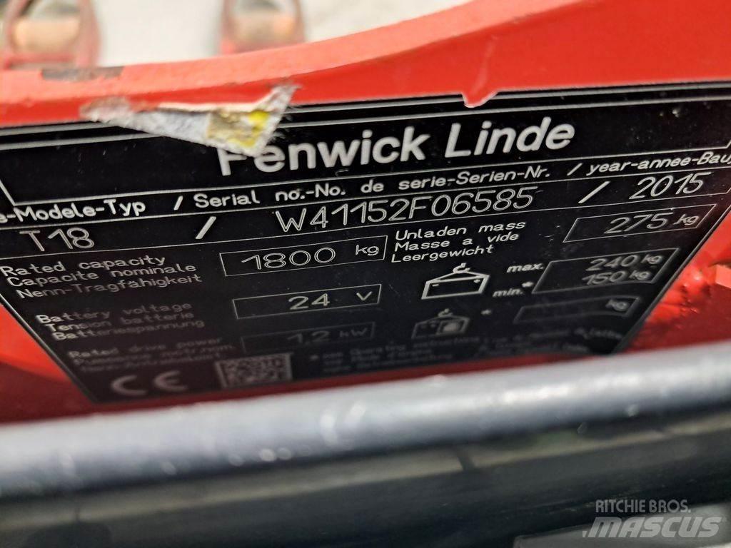 Linde T18 Nisko podizni električni viličar