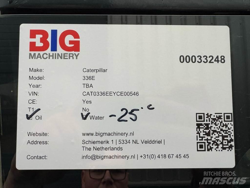 CAT 336EL Bageri gusjeničari
