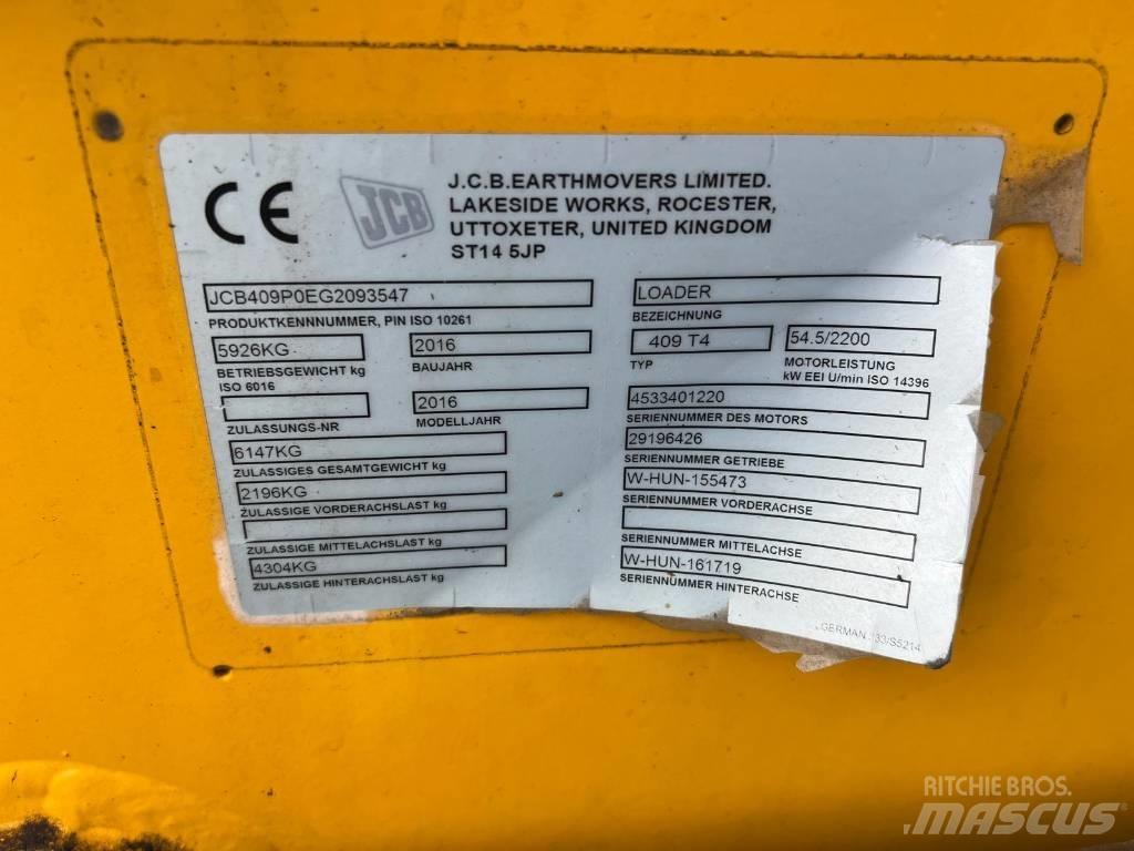 JCB 409 Agri shovel Utovarivači na kotačima