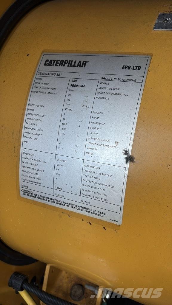 CAT 350 KVA Dizel agregati