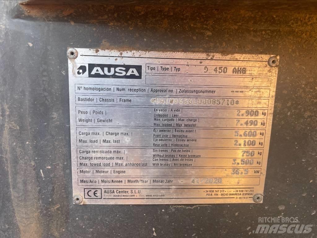 Ausa D450AHG Zglobni demperi