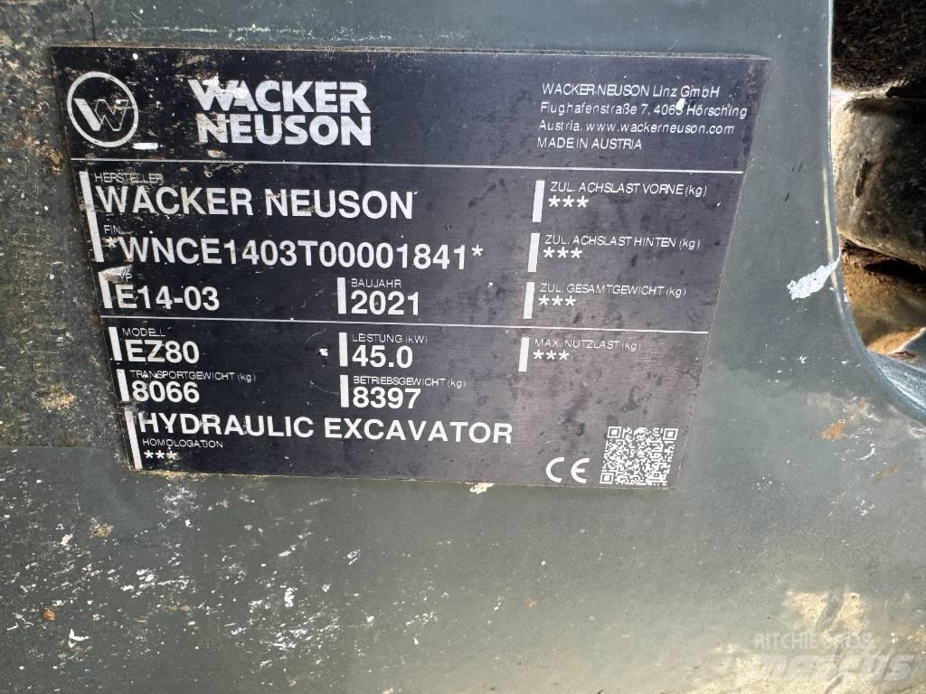 Wacker Neuson EZ80 Bageri gusjeničari