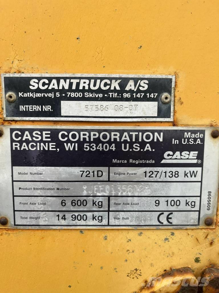 CASE 721 D Utovarivači na kotačima