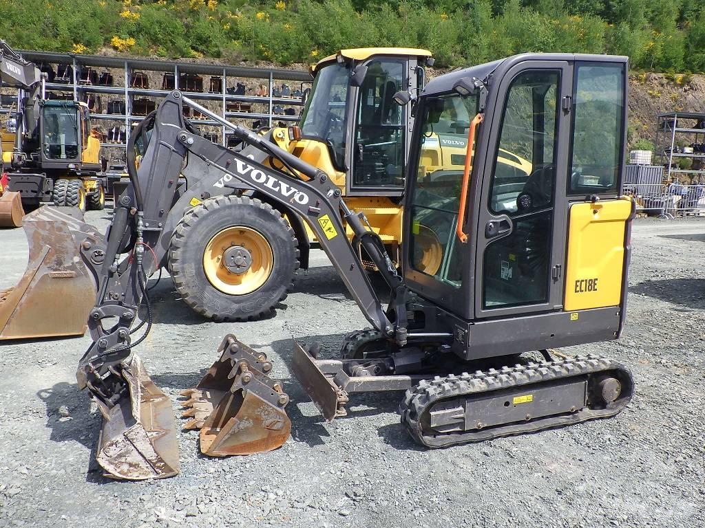 Volvo EC 18 E Mini bageri <7t