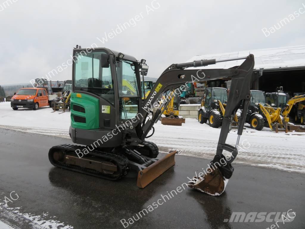Volvo ECR 25 D Mini bageri <7t