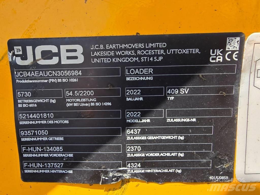 JCB 409SV Utovarivači na kotačima